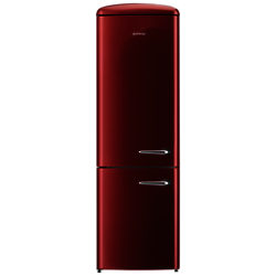 Gorenje ORK193 Freestanding Fridge Freezer, A+++ Energy Rating, Left-Hand Hinge, 60cm Wide Burgundy